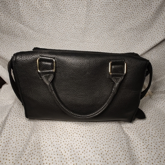 Stylish Steve Madden Black Satchel Handbag Purse. - Picture 3 of 16